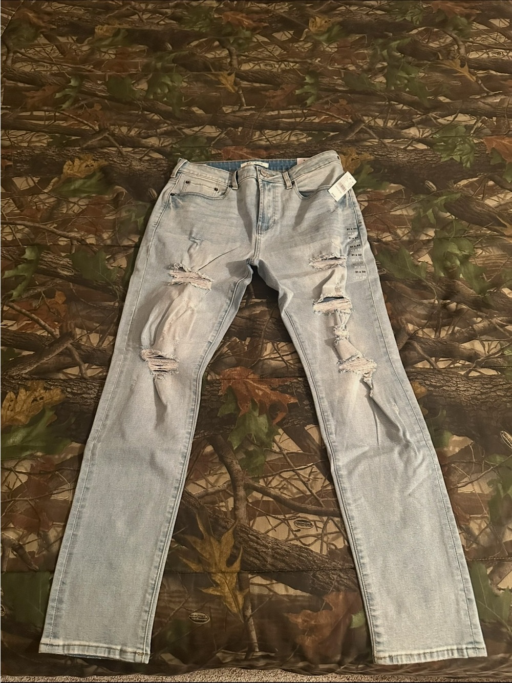 PacSun Light Blue Ripped Skinny Jeans